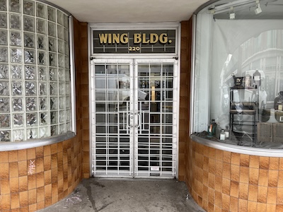 Front Door of Prana Yoga Studio